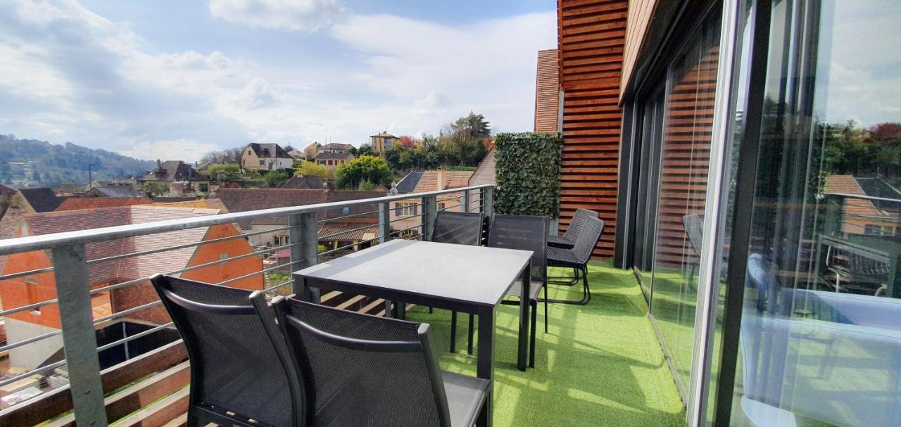 Le Coin Cosy Avec Balcon Terrasse Parking Prive Et Linge De Lit Compris Apartment Sarlat-la-Canéda Exterior photo